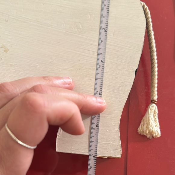 Handcrafted Wooden Cow Key Holder - Picture 6 of 6